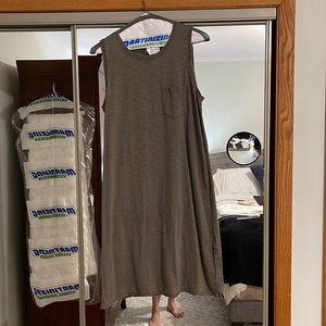 Sleeveless  Lilla P midi dress grey